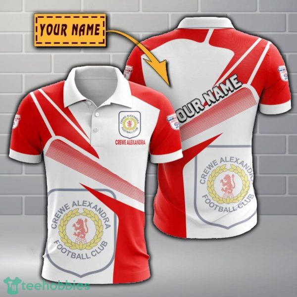Crewe Alexandra F.C Polo Shirt Sports Ideas Gift Custom Name Product Photo 1