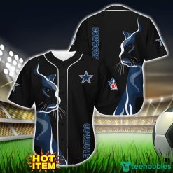 Dallas Cowboys Black Baseball Jersey Shirt For Fans Product Photo 1