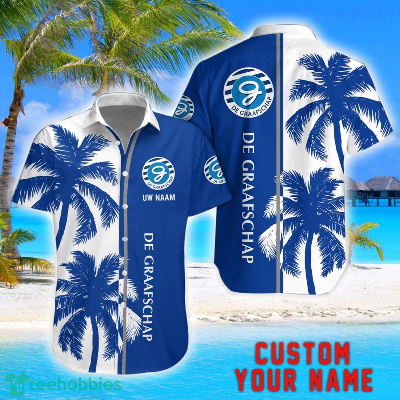 De Graafschap Coconut Pattern Hawaiian Shirt And Shorts Personalized Name Unique Gift For Summer image De Graafschap Coconut Pattern Hawaiian Shirt And Shorts Personalized Name Unique Gift For Summer Product Photo 1