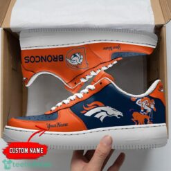 Denver Broncos Personalized Name AF Sneakers Men Women Air Force Shoes Product Photo 1