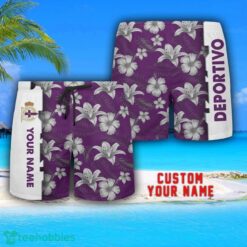 Deportivo Tropical Combo Hawaiian Shirt And Shorts Personalized Name For Fans Product Photo 3