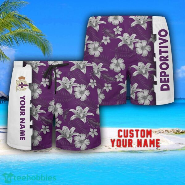 Deportivo Tropical Combo Hawaiian Shirt And Shorts Personalized Name For Fans Product Photo 3