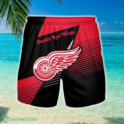 Detroit Red Wings 3D Beach Shorts Summer Vacation Gift For Men Product Photo 1