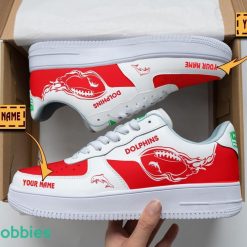 Dolphins NRL Air Force Shoes Custom Name Men Women Gift AF1 Shoes Product Photo 1