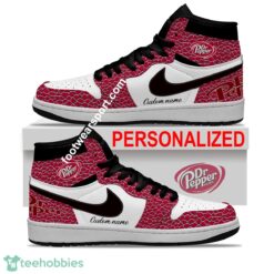 Dr Pepper Air Jordan Hightop Shoes Personalized Crocodile Skin Pattern Full Print - Dr Pepper Air Jordan Hightop Shoes Personalized Design 2
