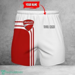 Ducatti 3D Beach Shorts For Men Logo Car And Custom Name For Fans Product Photo 1