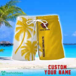 Dynamo Dresden Coconut Pattern Hawaiian Shirt And Shorts Personalized Name Unique Gift For Summer Product Photo 2