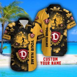 Dynamo Dresden Tropical Combo Hawaiian Shirt And Shorts Personalized Name For Fans Product Photo 2
