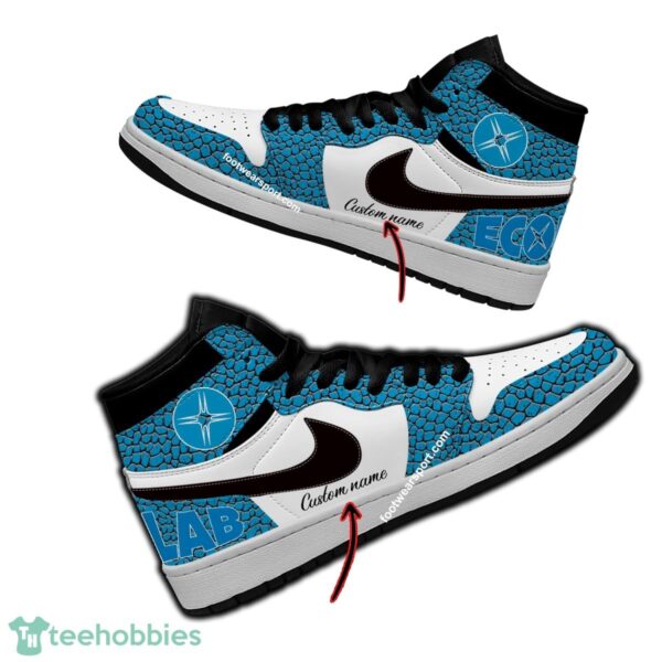 Ecolab Air Jordan Hightop Shoes Personalized Crocodile Skin Pattern All Over Print - Ecolab Air Jordan Hightop Shoes Personalized Design 1