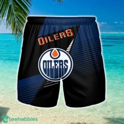Edmonton Oilers 3D Beach Shorts Summer Vacation Gift For Men Product Photo 1