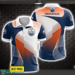 Edmonton Oilers Team Polo Shirt Gift For Fans Trending 3D Polo Shirt Product Photo 1