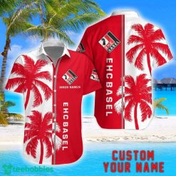 EHC Basel Coconut Pattern Hawaiian Shirt And Shorts Personalized Name Unique Gift For Summer Product Photo 1