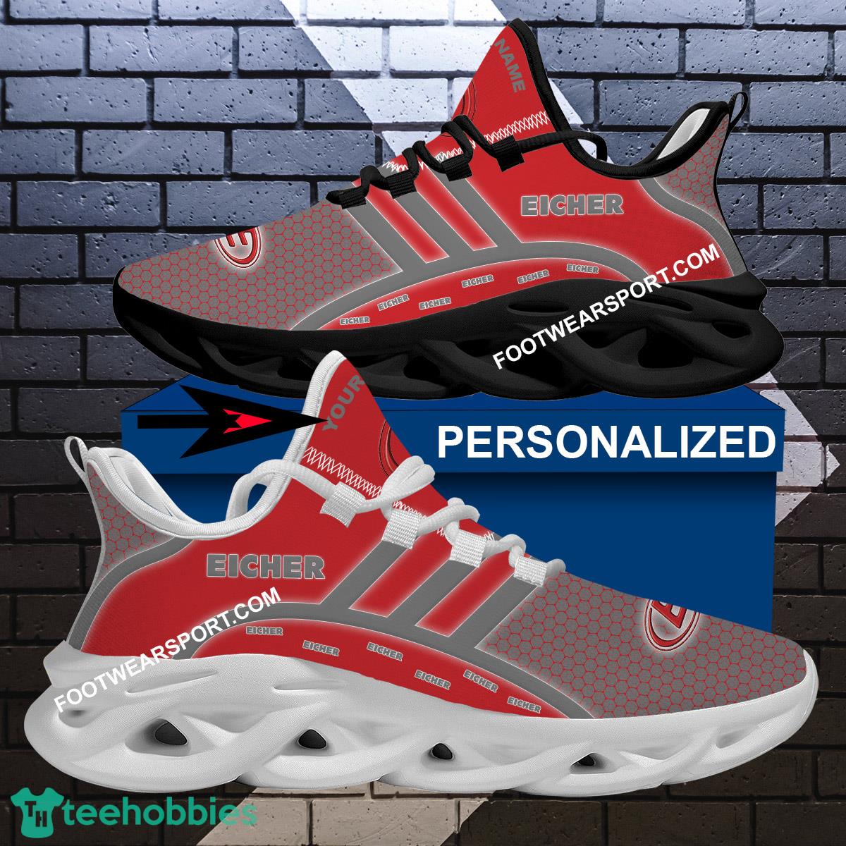 Eicher Tractor Max Soul Shoes Brand For Fans Gift Visual Sport Sneaker Custom Name Max Soul Shoes - Eicher Tractor Brand Max Soul Sneaker Personalized_1