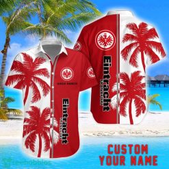 Eintracht Frankfurt Coconut Pattern Hawaiian Shirt And Shorts Personalized Name Unique Gift For Summer Product Photo 1
