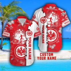 Eintracht Frankfurt Tropical Combo Hawaiian Shirt And Shorts Personalized Name For Fans Product Photo 2