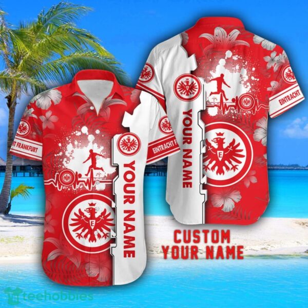Eintracht Frankfurt Tropical Combo Hawaiian Shirt And Shorts Personalized Name For Fans Product Photo 2
