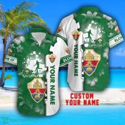Elche CF Tropical Combo Hawaiian Shirt And Shorts Personalized Name For Fans Product Photo 2