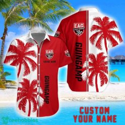 En Avant Guingamp Coconut Pattern Hawaiian Shirt And Shorts Personalized Name Unique Gift For Summer Product Photo 1