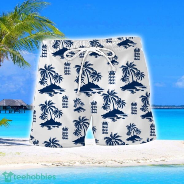 England Cricket Team Summer Shirt 3D Hawaiian Shirt And Shorts For Men And Women Product Photo 2