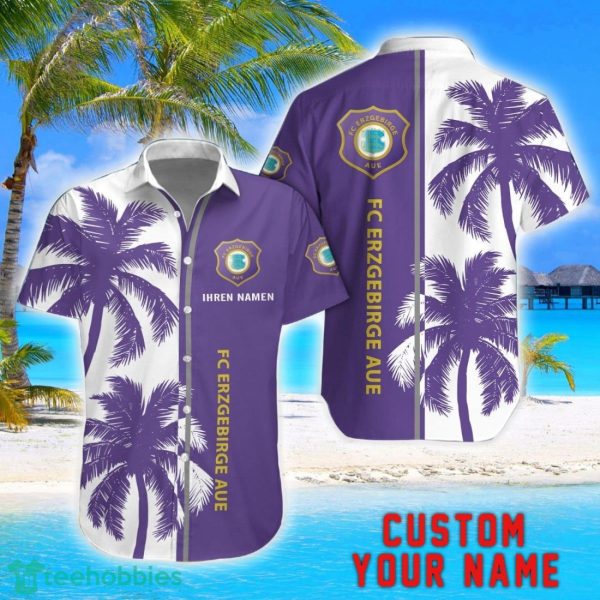Erzgebirge Aue Coconut Pattern Hawaiian Shirt And Shorts Personalized Name Unique Gift For Summer Product Photo 1