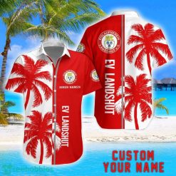 EV Landshut Coconut Pattern Hawaiian Shirt And Shorts Personalized Name Unique Gift For Summer Product Photo 1