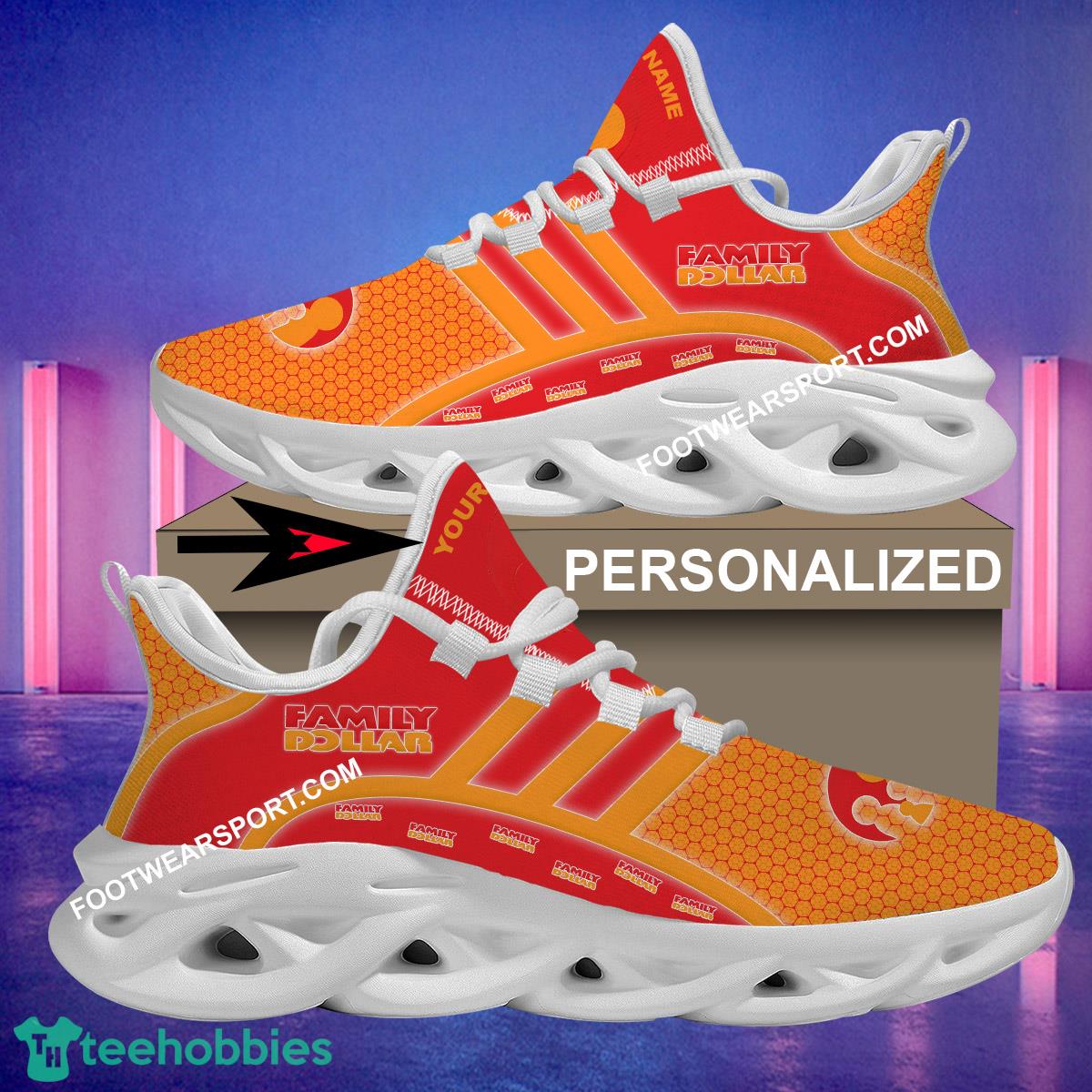 Family Dollar Max Soul Shoes Brand For Fans Gift Motif Chunky Sneaker Custom Name Max Soul Shoes - Family Dollar Brand Max Soul Sneaker Personalized_1