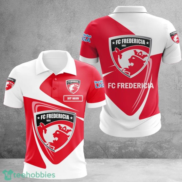 FC Fredericia 3D Polo Shirt Men Gift Limited For Fans Product Photo 1