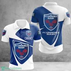 FC Grenoble Rugby 3D Polo Shirt Men Gift Limited For Fans Product Photo 1