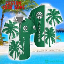FC Groningen Coconut Pattern Hawaiian Shirt And Shorts Personalized Name Unique Gift For Summer Product Photo 1