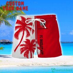 FC Ingolstadt Coconut Pattern Hawaiian Shirt And Shorts Personalized Name Unique Gift For Summer Product Photo 2