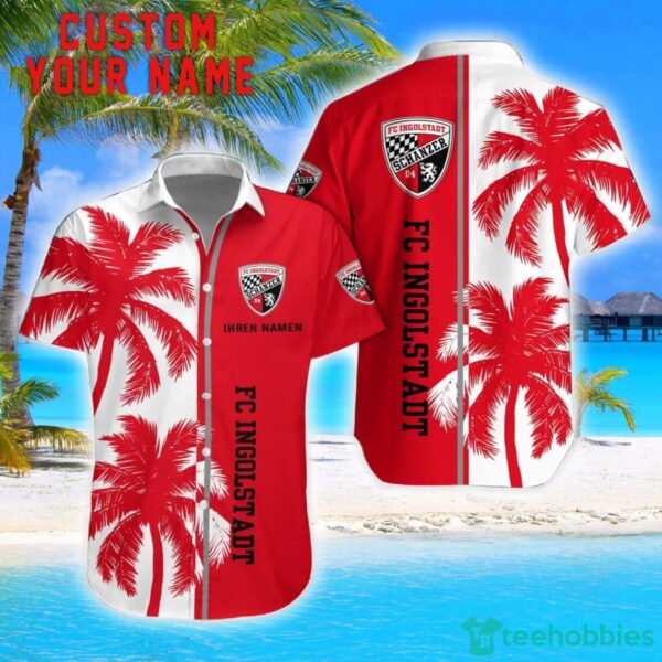 FC Ingolstadt Coconut Pattern Hawaiian Shirt And Shorts Personalized Name Unique Gift For Summer Product Photo 1