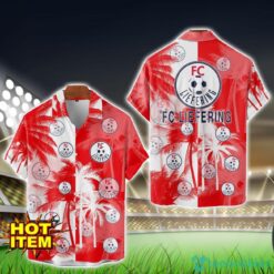 FC Liefering All Over Printed Logo And Coconut Pattern Hawaiian Shirt Product Photo 1