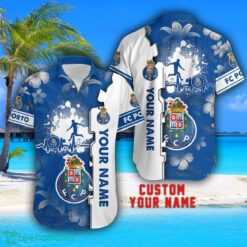 FC Porto Tropical Combo Hawaiian Shirt And Shorts Personalized Name For Fans Product Photo 2