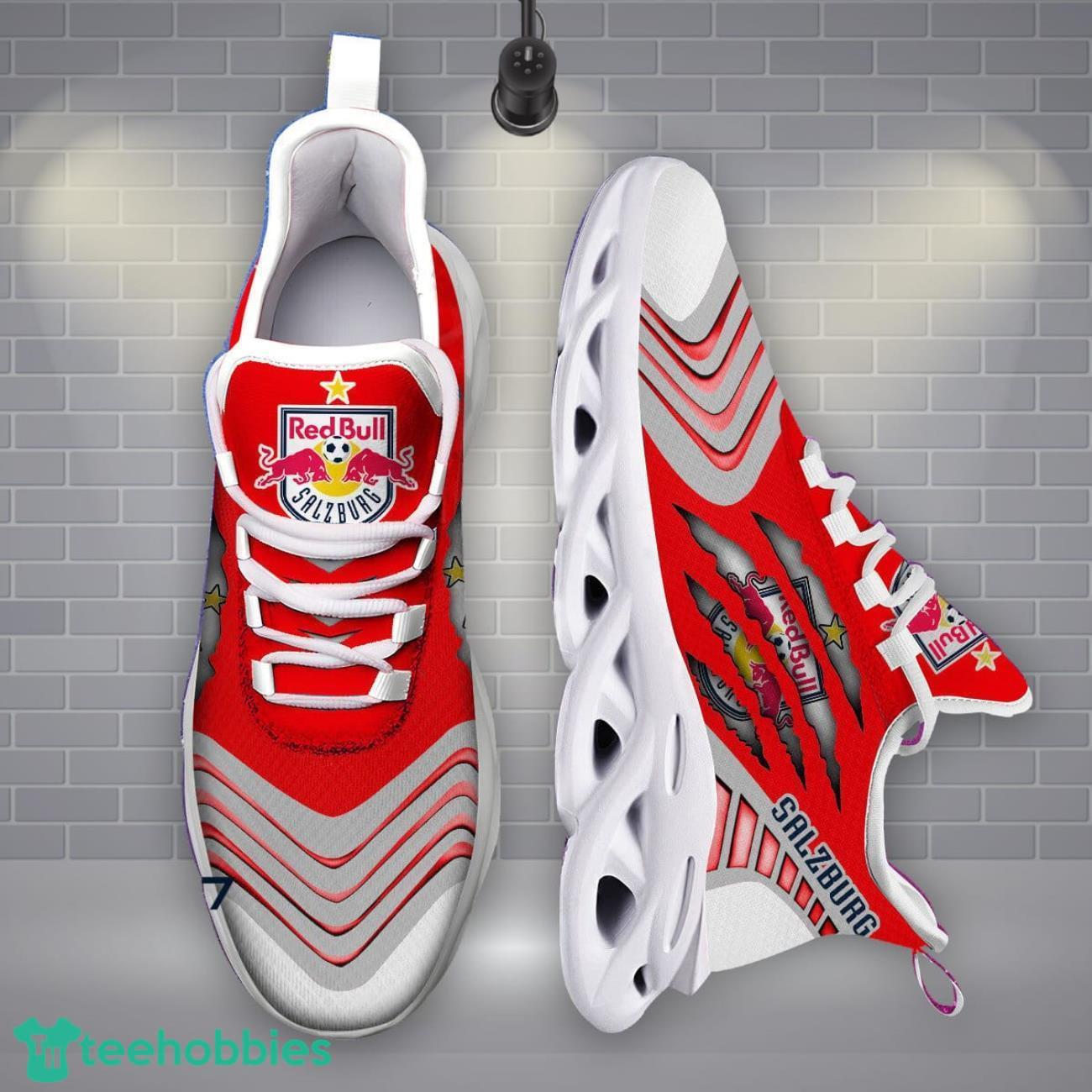 FC Red Bull Salzburg Sneakers Wolf Scratch Designs Max Soul Shoes Running Shoes image FC Red Bull Salzburg Sneakers Wolf Scratch Designs Max Soul Shoes Running Shoes Product Photo 1