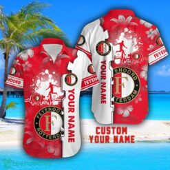 Feyenoord Rotterdam Tropical Combo Hawaiian Shirt And Shorts Personalized Name For Fans Product Photo 2