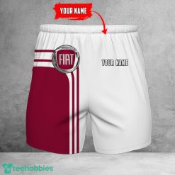 Fiat 3D Beach Shorts For Men Logo Car And Custom Name For Fans Product Photo 1