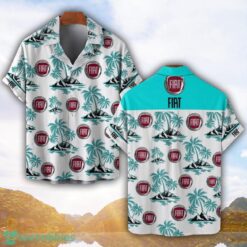 Fiat Tropical Coconut Pattern Combo 3D Hawaiian Shirt And Shorts Product Photo 1