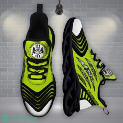Forest Green Sneakers Wolf Scratch Designs Max Soul Shoes Running Shoes Product Photo 2