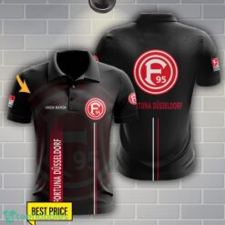 Fortuna Dusseldorf Polo Shirt Personalized Name Black Color Product Photo 1