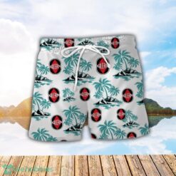 Gilera Motorcycles Tropical Coconut Pattern Combo 3D Hawaiian Shirt And Shorts Product Photo 2