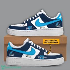 Gold Coast Titans NRL Custom Name And Number Personalized Air Force 1 Sneaker Product Photo 1