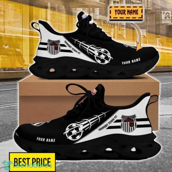 Grimsby Town Custom Name Sneakers Limited Max Soul Shoes For Men Women Product Photo 2