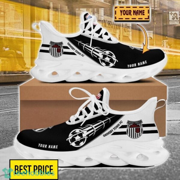 Grimsby Town Custom Name Sneakers Limited Max Soul Shoes For Men Women Product Photo 1