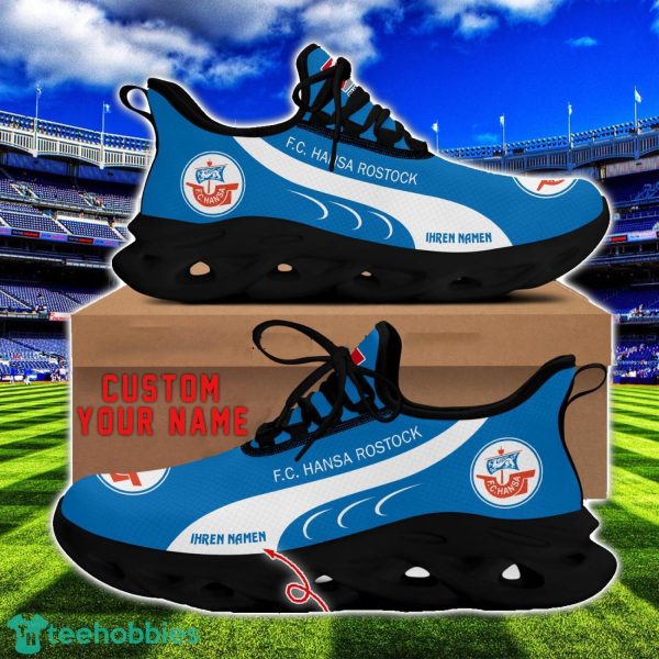 Hansa Rostock Max Soul Shoes Custom Name Men Women Running Sneakers Product Photo 2