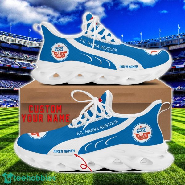 Hansa Rostock Max Soul Shoes Custom Name Men Women Running Sneakers Product Photo 1