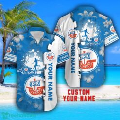 Hansa Rostock Tropical Combo Hawaiian Shirt And Shorts Personalized Name For Fans Product Photo 2