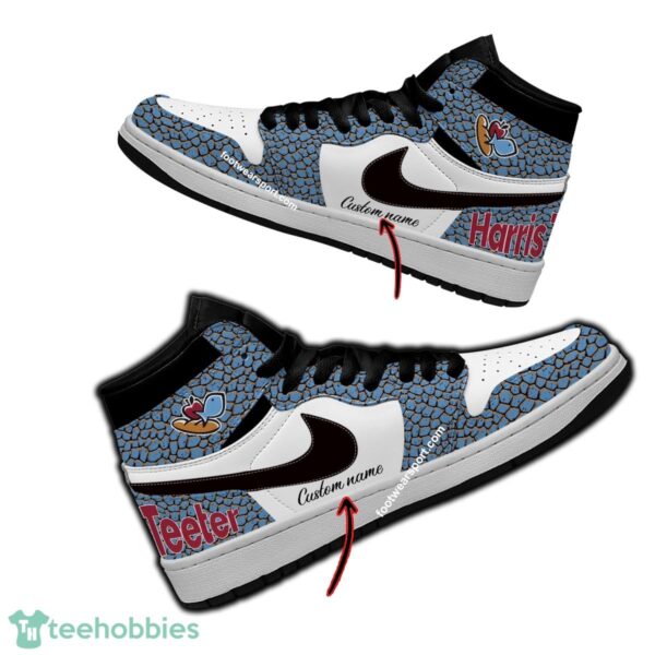 Harris Teeter Air Jordan Hightop Shoes Personalized Crocodile Skin Pattern All Over Print - Harris Teeter Air Jordan Hightop Shoes Personalized Design 1