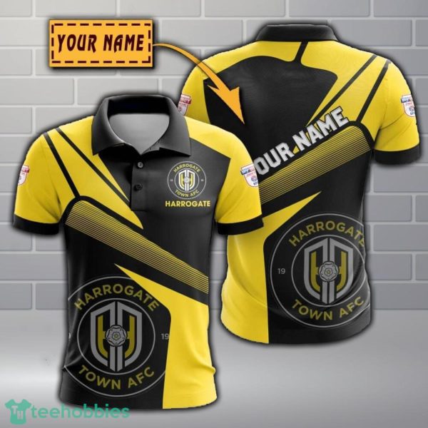 Harrogate Town AFC Polo Shirt Sports Ideas Gift Custom Name Product Photo 1