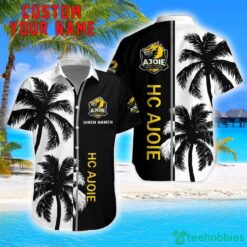 HC Ajoie Coconut Pattern Hawaiian Shirt And Shorts Personalized Name Unique Gift For Summer Product Photo 1