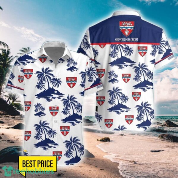 Herefordshire CCC Summer Shirt 3D Hawaiian Shirt And Shorts For Men And Women Product Photo 1